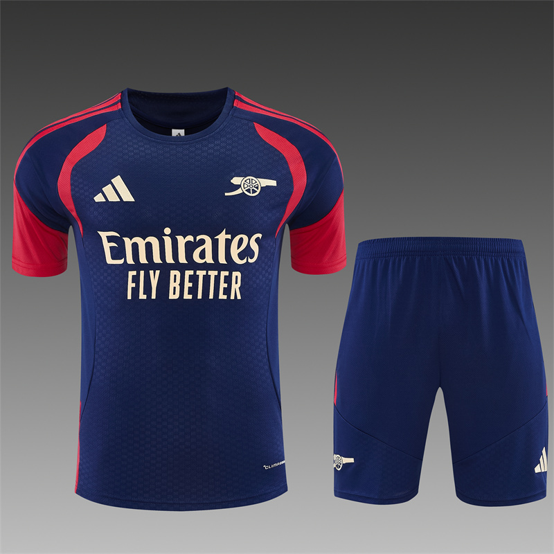 26/27 Arsenal Royal Blue Short Sleeve Tracksuits