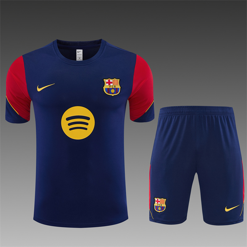 26/27 Barcelona Royal Blue Short Sleeve Tracksuits