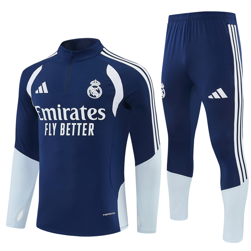 26/27 Real Madrid Blue Tracksuits