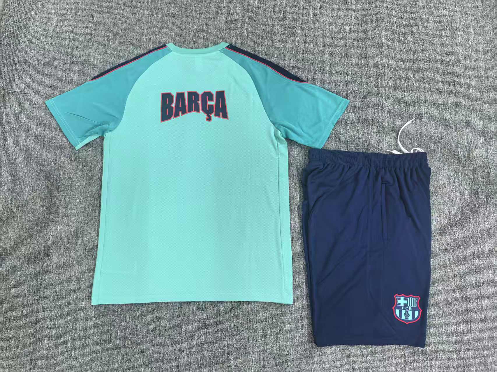 26/27 Barcelona light blue Short Sleeve Tracksuits