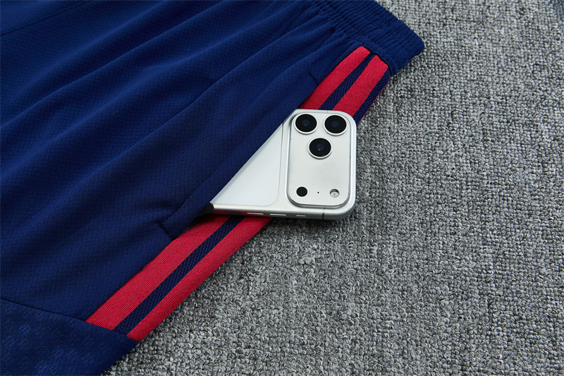 26/27 Arsenal Royal Blue Short Sleeve Tracksuits