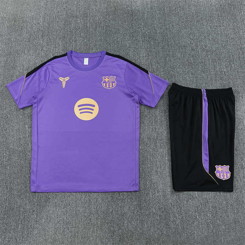 26/27 Barcelona Purple Short Sleeve Tracksuits