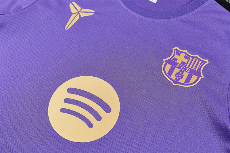 26/27 Barcelona Purple Short Sleeve Tracksuits