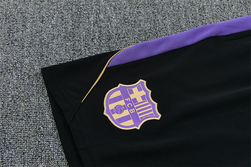 26/27 Barcelona Purple Short Sleeve Tracksuits
