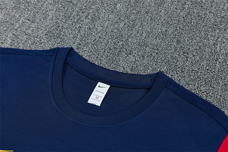 26/27 Barcelona Royal Blue Short Sleeve Tracksuits