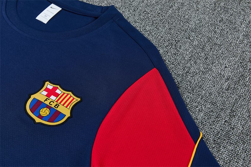 26/27 Barcelona Royal Blue Short Sleeve Tracksuits
