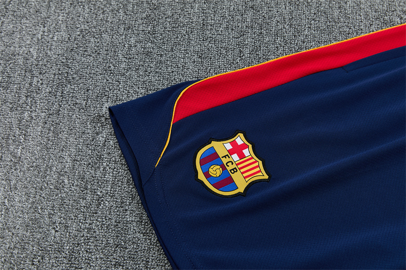26/27 Barcelona Royal Blue Short Sleeve Tracksuits
