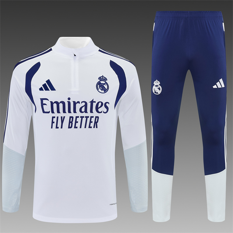 26/27 Real Madrid - White Tracksuits