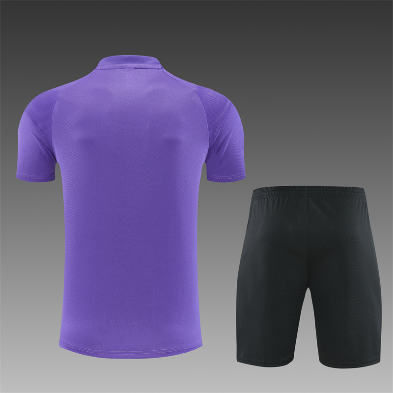 26/27 Barcelona Purple Short Sleeve Tracksuits