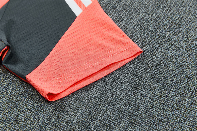 26/27 Real Madrid Orange-Pink Short Sleeve Tracksuits