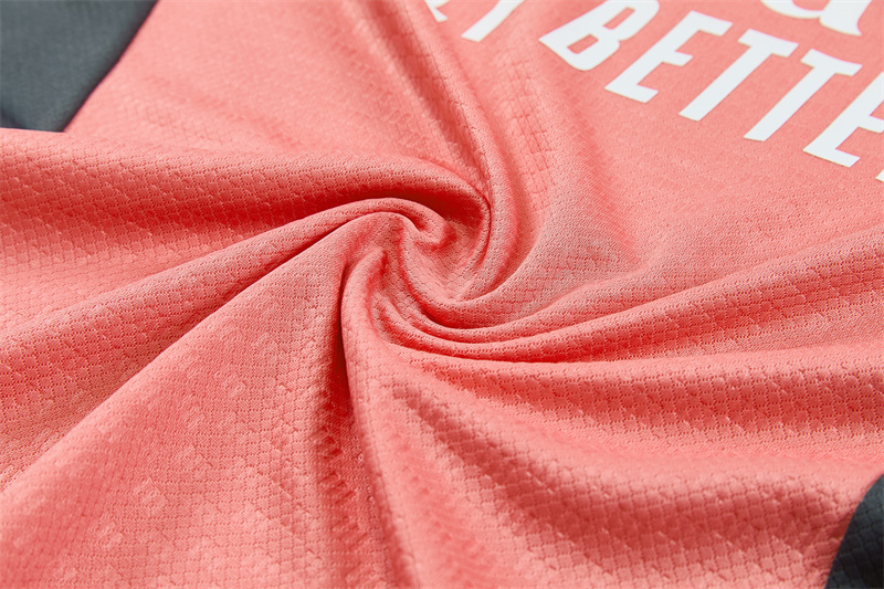 26/27 Real Madrid Orange-Pink Short Sleeve Tracksuits