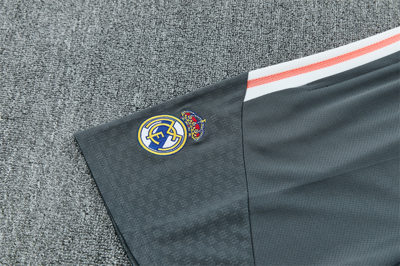 26/27 Real Madrid Orange-Pink Short Sleeve Tracksuits
