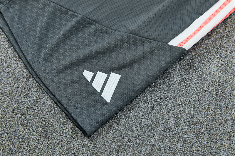 26/27 Real Madrid Dark Grey Short Sleeve Tracksuits