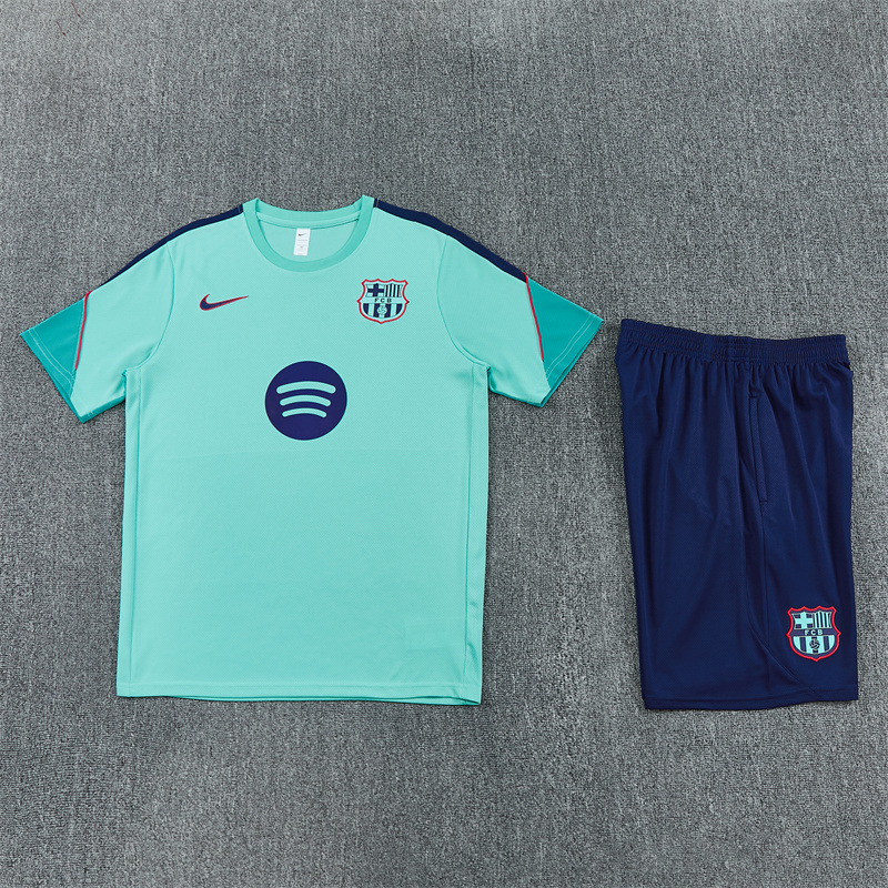 26/27 Barcelona light blue Short Sleeve Tracksuits
