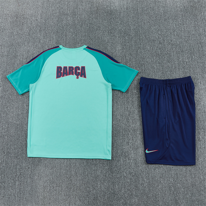 26/27 Barcelona light blue Short Sleeve Tracksuits