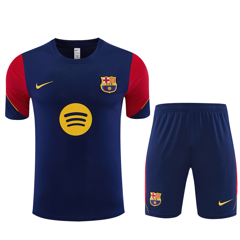 26/27 Barcelona Royal Blue Short Sleeve Tracksuits