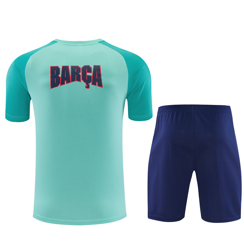 26/27 Barcelona light blue Short Sleeve Tracksuits