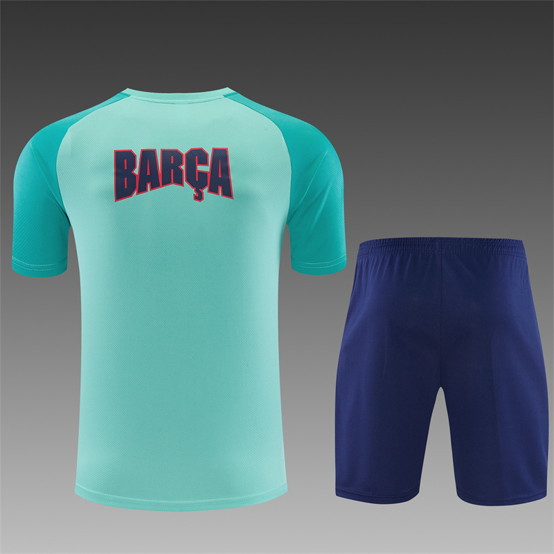 26/27 Barcelona light blue Short Sleeve Tracksuits