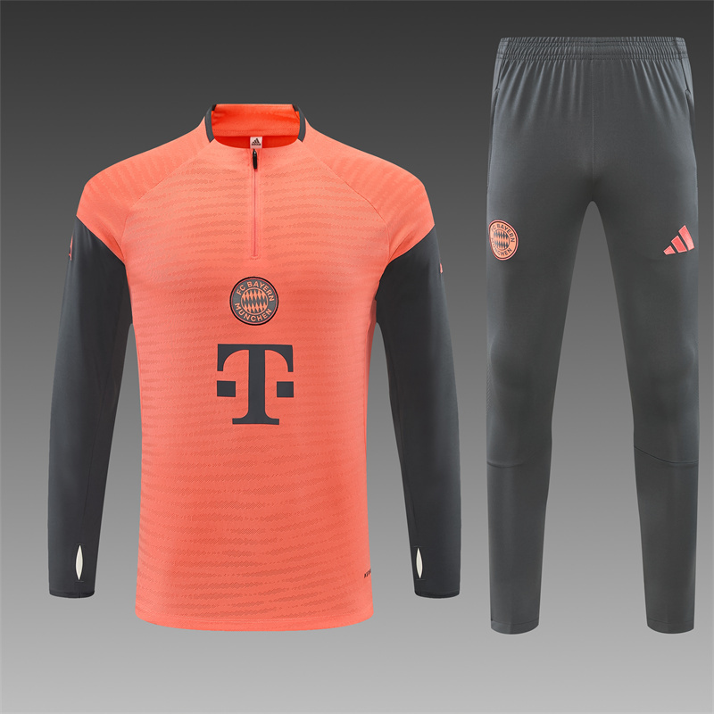 25/26 Bayern Munich Orange Tracksuits [Player Version]