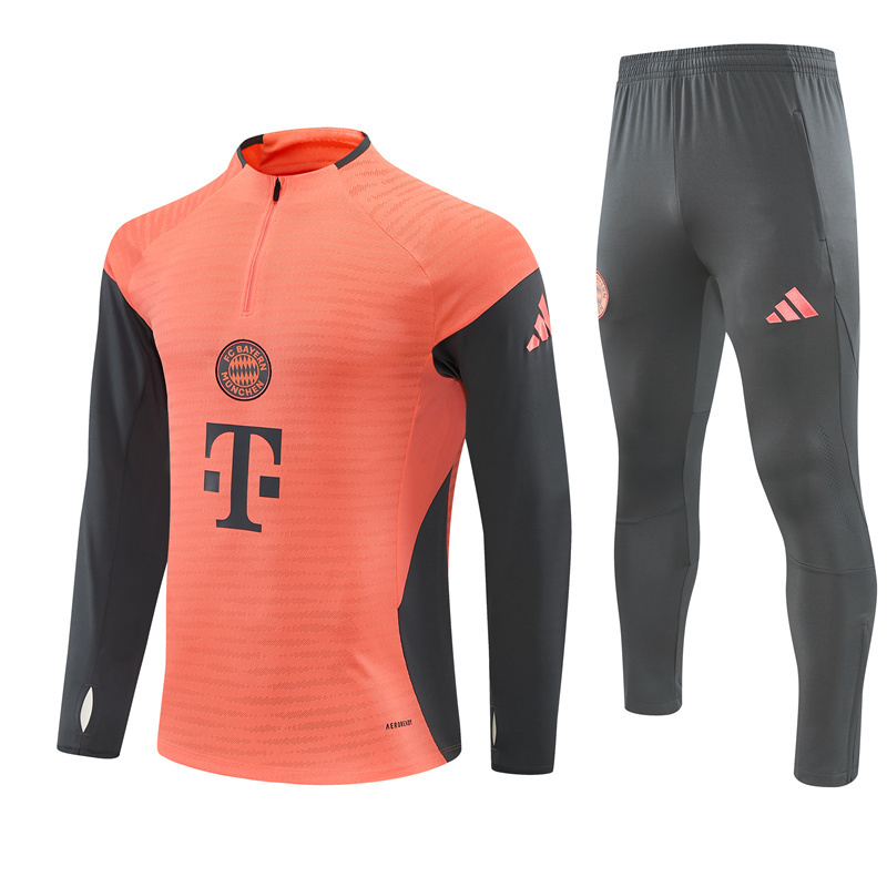 25/26 Bayern Munich Orange Tracksuits [Player Version]