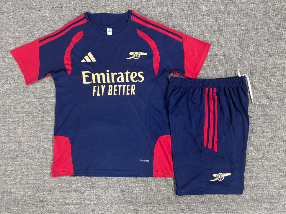26/27 Arsenal Royal Blue Short Sleeve Tracksuits