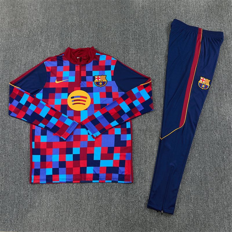 26/27 Barcelona Red and Blue Tracksuits