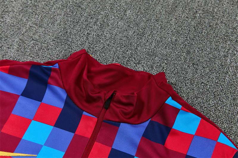 26/27 Barcelona Red and Blue Tracksuits