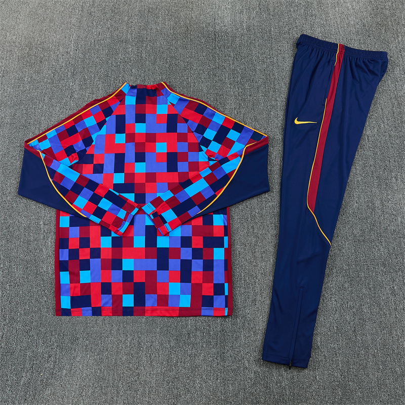 26/27 Barcelona Red and Blue Tracksuits