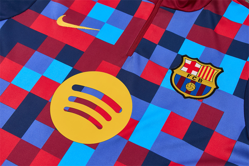 26/27 Barcelona Red and Blue Tracksuits