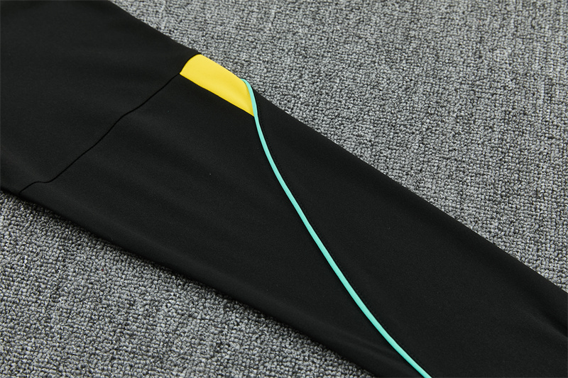 26/27 Jordan Brazil Black and Yellow Tracksuits