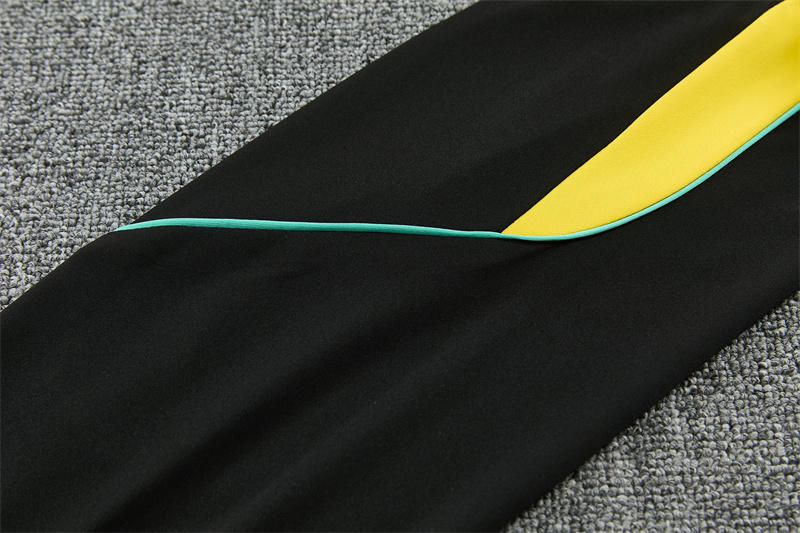 26/27 Jordan Brazil Black and Yellow Tracksuits
