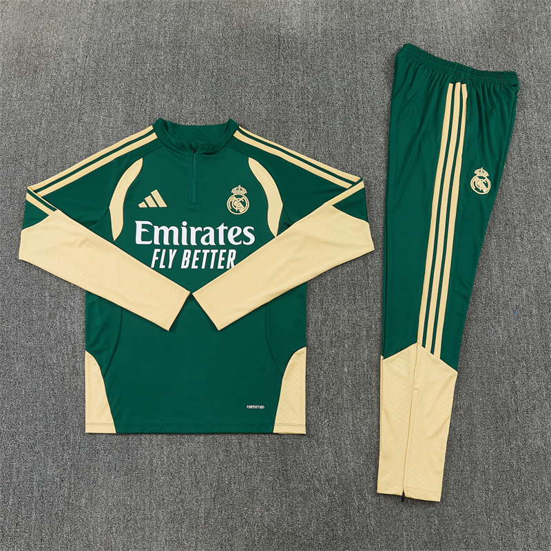 26/27 Real Madrid Green Tracksuits