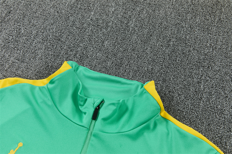 26/27 Jordan Brazil Light Green Tracksuits
