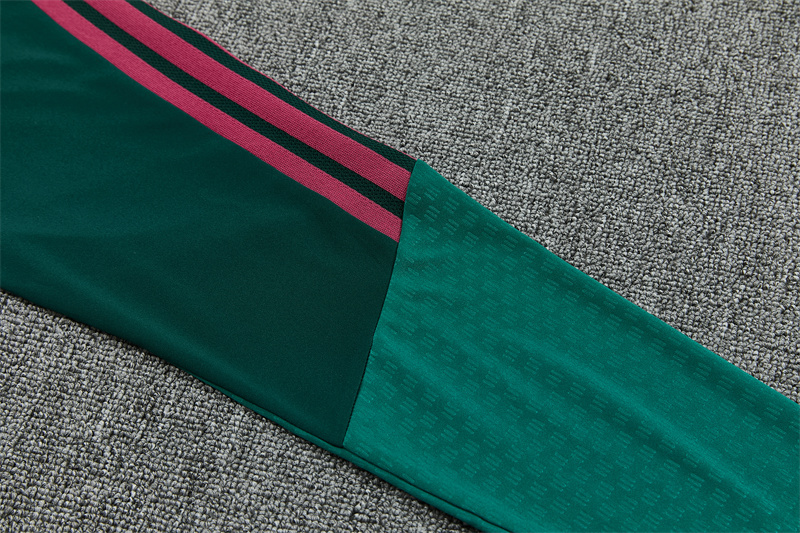 26/27 Real Madrid Dark Green with Fuchsia Tracksuits