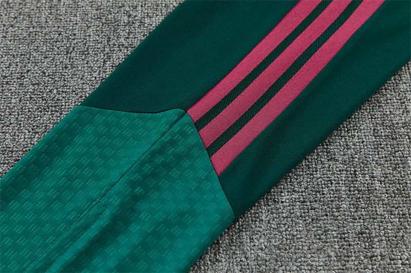 26/27 Real Madrid Dark Green with Fuchsia Tracksuits