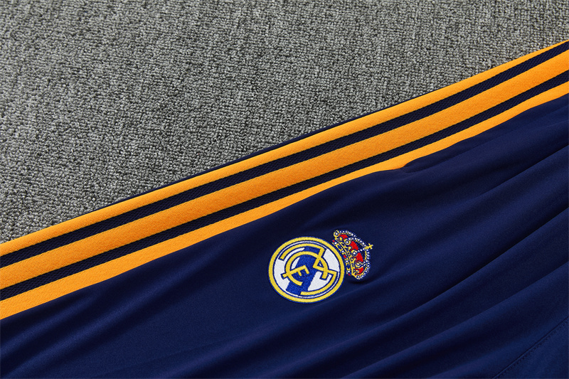 26/27 Real Madrid Royal Blue with Yellow Tracksuits