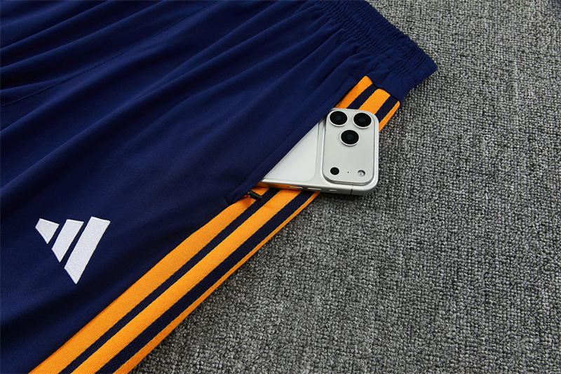 26/27 Real Madrid Royal Blue with Yellow Tracksuits