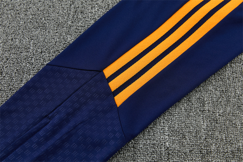 26/27 Real Madrid Royal Blue with Yellow Tracksuits