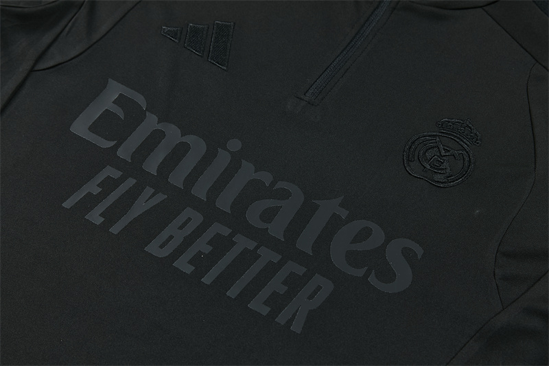 26/27 Real Madrid Black Tracksuits