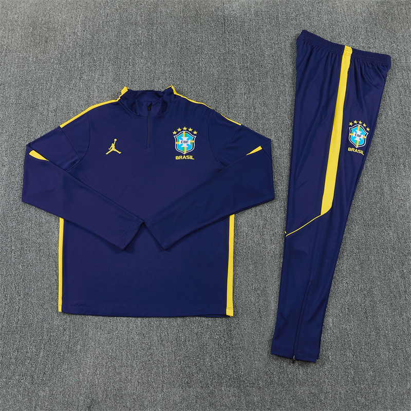 26/27 Jordan Brazil Royal Blue Tracksuits