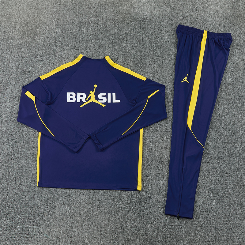 26/27 Jordan Brazil Royal Blue Tracksuits