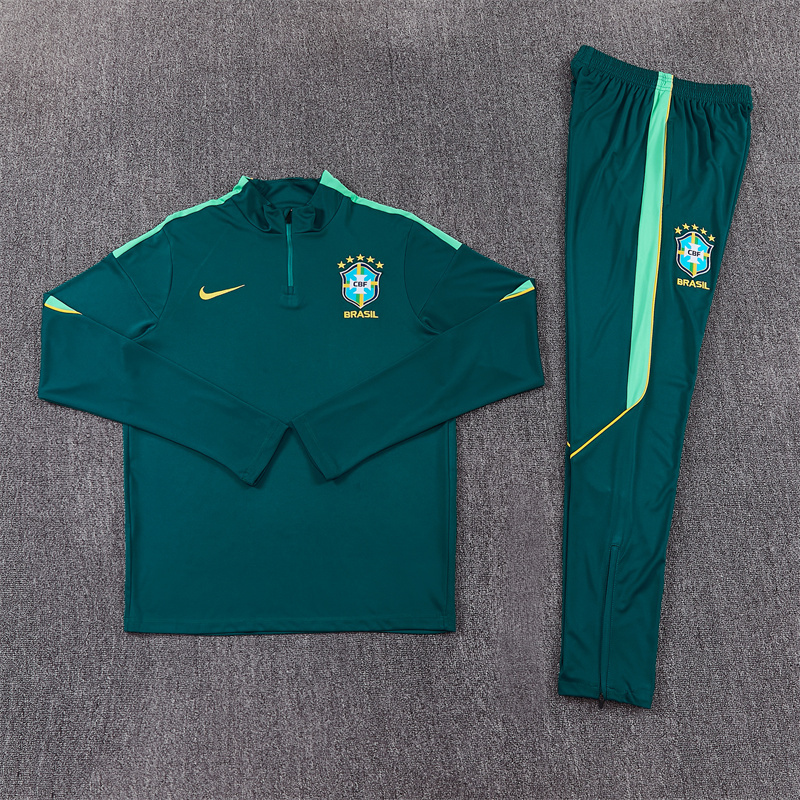 26/27 Brazil Dark Green Tracksuits