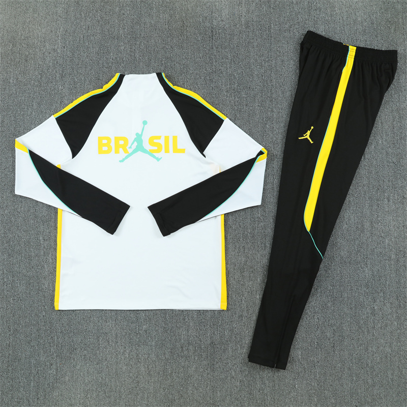 26/27 Jordan Brazil White Tracksuits