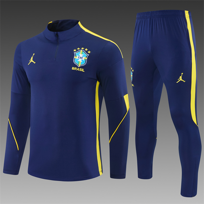 26/27 Jordan Brazil Royal Blue Tracksuits