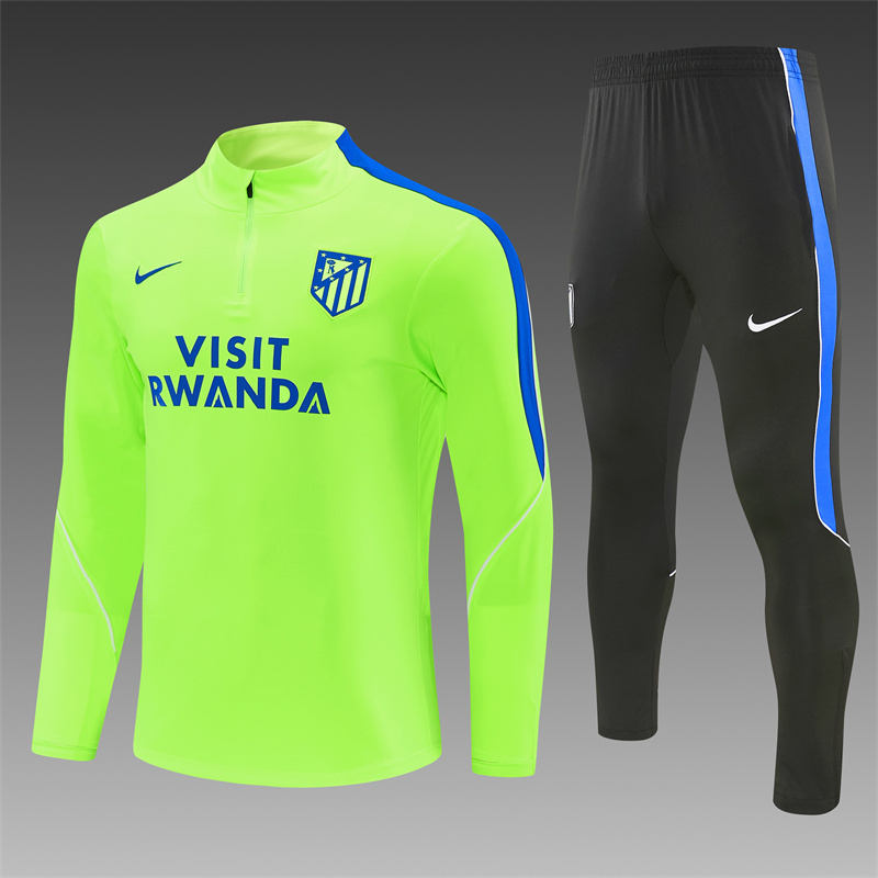 26/27 Atletico Madrid Fluorescent Green Tracksuits