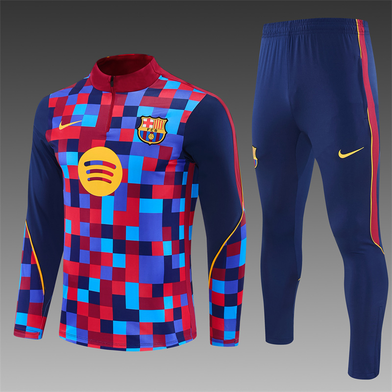26/27 Barcelona Red and Blue Tracksuits
