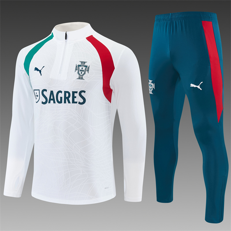 26/27 Portugal White Tracksuits