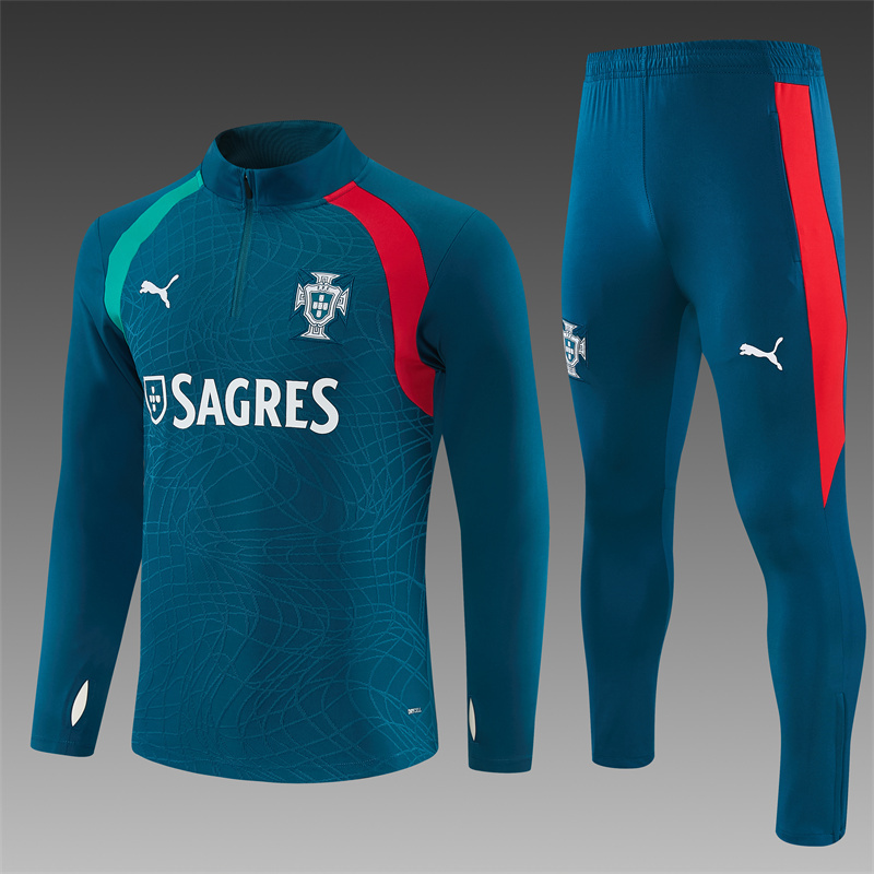 26/27 Portugal Dark Green Tracksuits