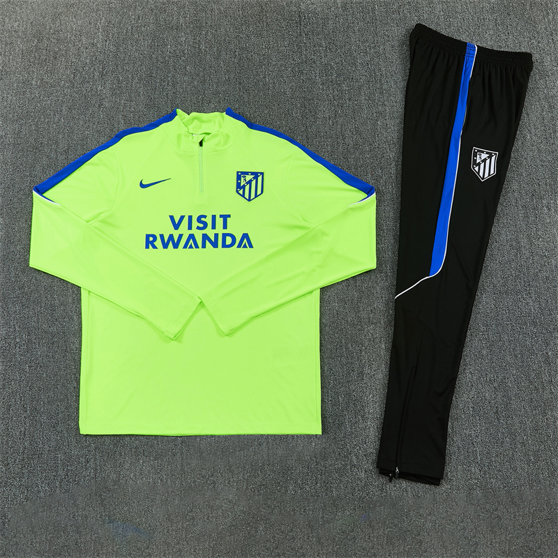 26/27 Atletico Madrid Fluorescent Green Tracksuits