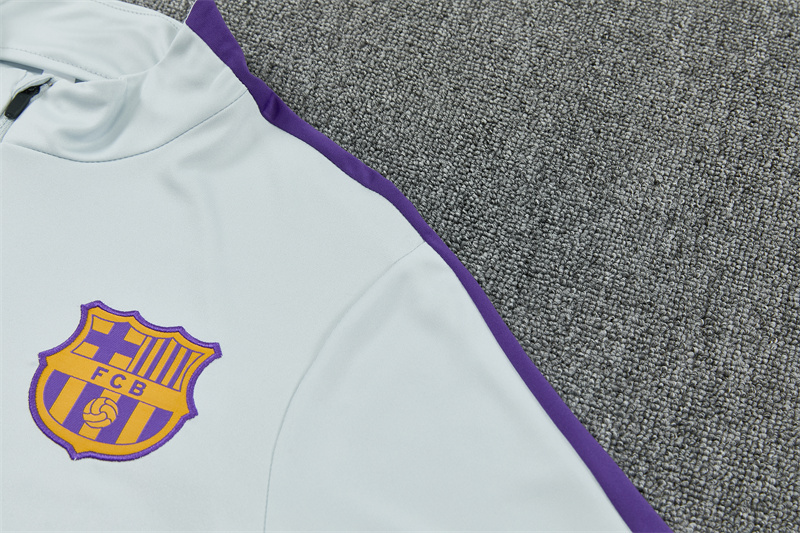 26/27 Barcelona Light Grey Tracksuits